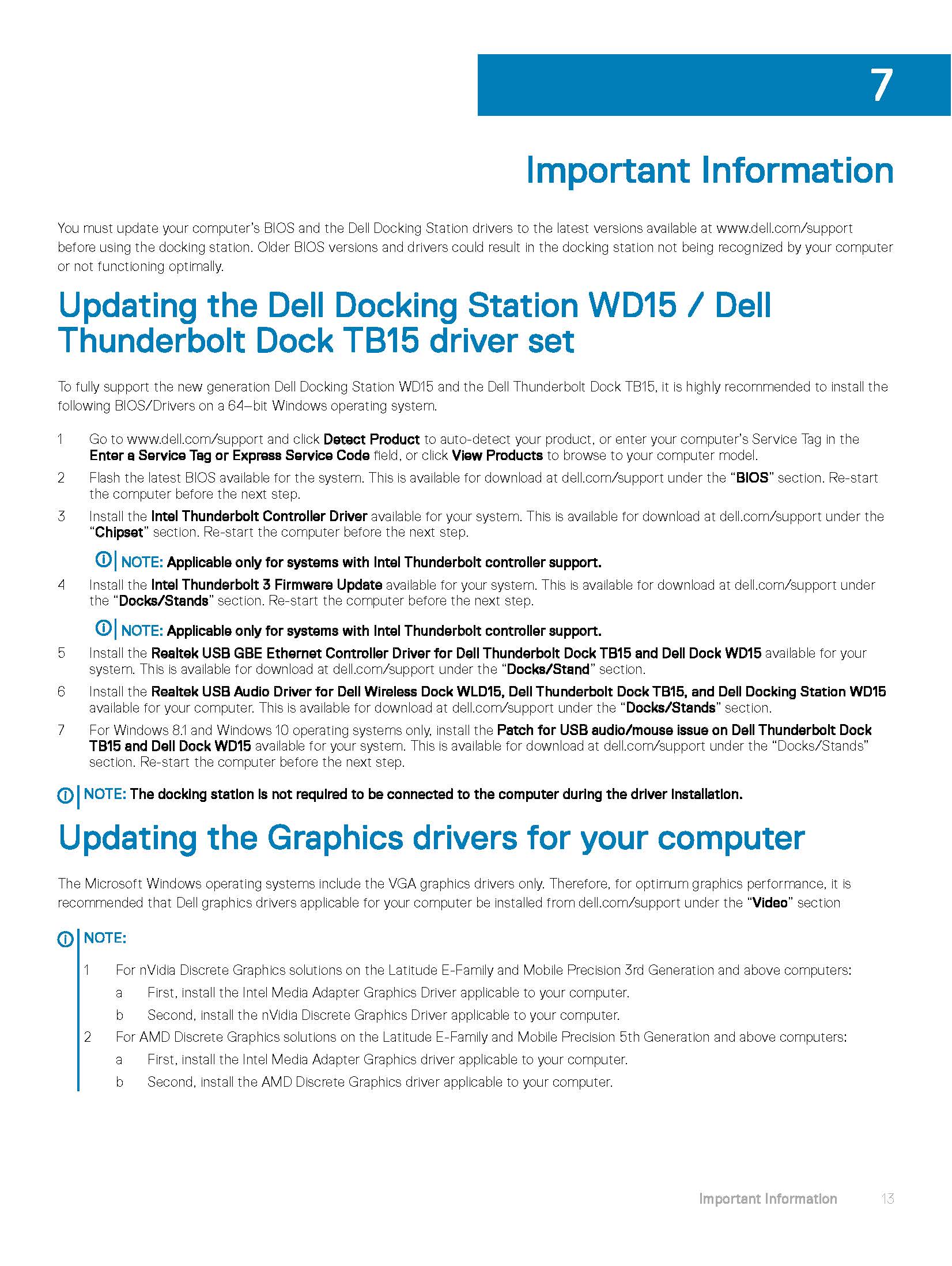 dell dock wd15 users guide en us Page 13